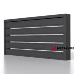 Планкен для забора 120 mm RAL 7024 – покрытие полиэстер, толщина 0,45 мм в Ставрополе  | фото 2