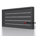 Планкен для забора ранчо 120 mm RAL 7024 – покрытие матовое, толщина 0,45 мм в Ставрополе  | фото 4