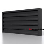 Планкен для забора ранчо 120 mm RAL 9005 – покрытие матовое, толщина 0,45 мм в Ставрополе  | фото 1